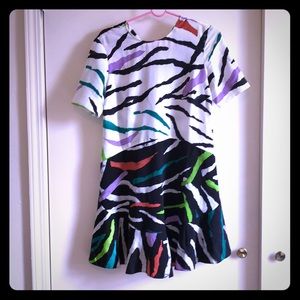 ASOS abstract print dress